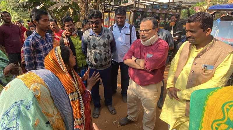 TMC leader Kunal Ghosh visits Panskura । Sangbad Pratidin