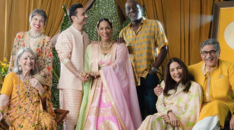 Masaba Gupta's Wedding - Father Viv Richards And Stepdad Vivek Mehra. See Family Pic| Sangbad Pratidin