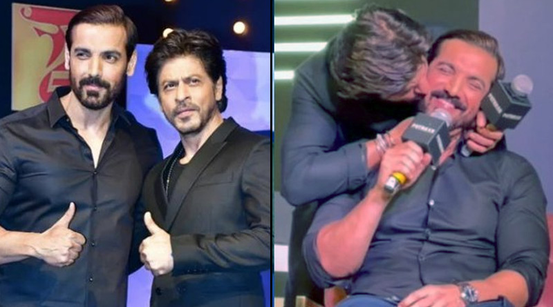 Shah Rukh Khan Kisses John Abraham, see video | Sangbad Pratidin