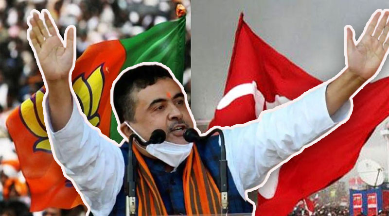 Suvendu Adhikari calls for CPM BJP unofficial alliance before Lok Sabha | Sangbad Pratidin