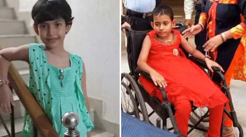 Kolkata: 8 year old girl slipped from 10th floor, gets cured | Sangbad Pratidin