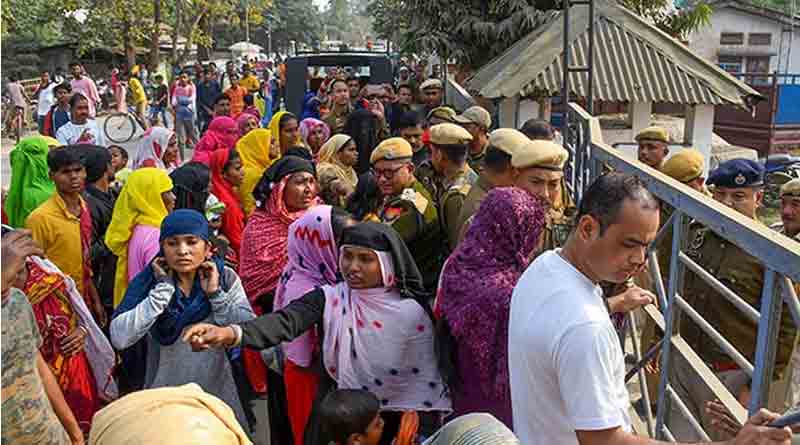 Women protesting against Assam Child Marriage Crackdown | Sangbad Pratidin