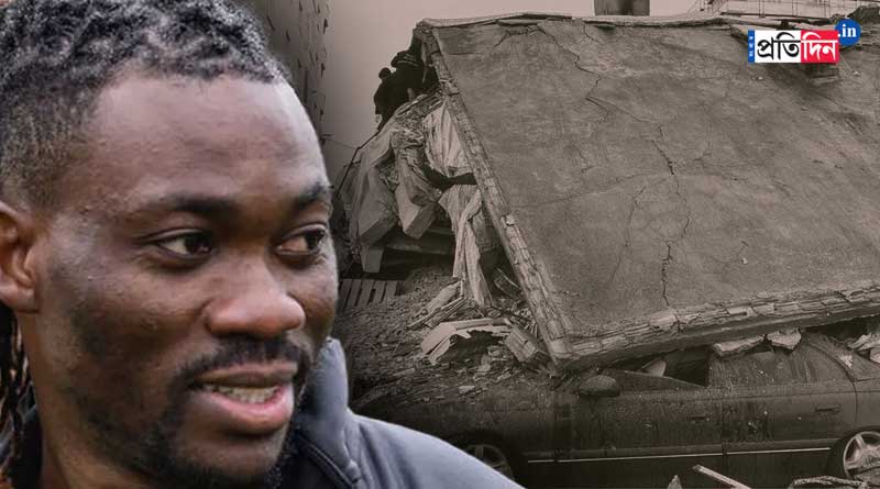 Ghana footballer Christian Atsu found alive inside rubble after catastrophic earthquakes hit Turkey । Sangbad Pratidin