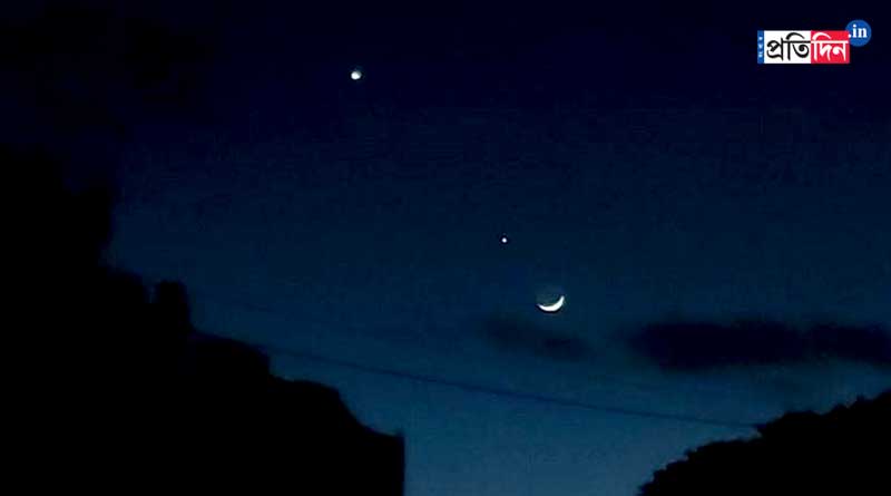 Venus, Jupiter and Moon will engage in a rare celestial dance। Sangbad Pratidin