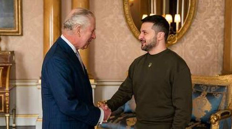 Zelensky met with King Charles III at Buckingham Palace। Sangbad Pratidin