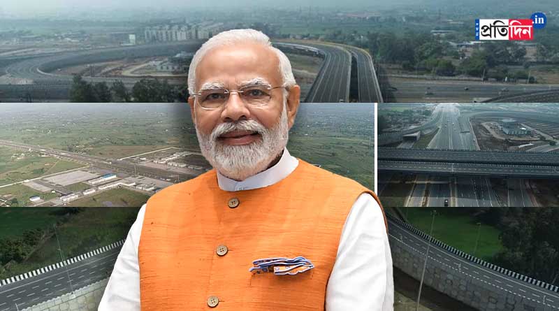 ভারতের দীর্ঘতম এক্সপ্রেসওয়ে উদ্বোধন করলেন মোদি, ছবিতে দেখে নিন দিল্লি-মুম্বই সড়ক