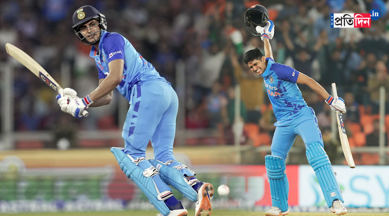 Shubman Gill scores maiden century against New Zealand in a series decider t-20 match । Sangbad Pratidin