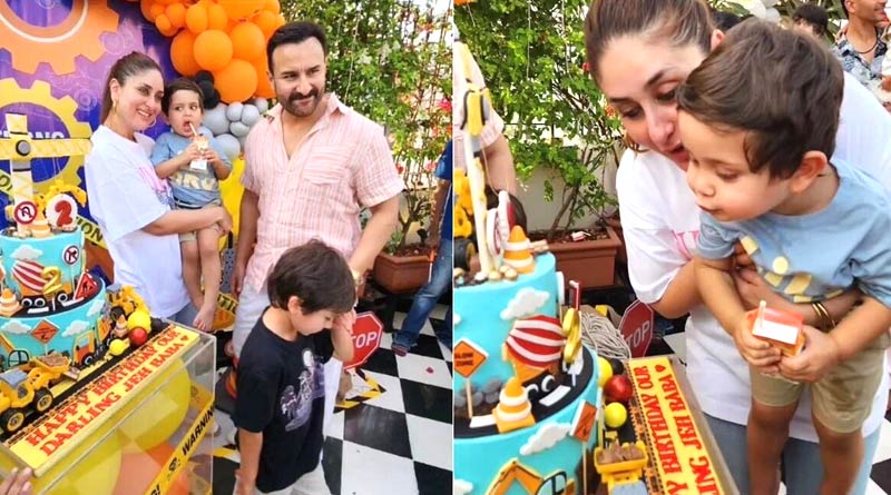 বেলুন, কেক আর পুল পার্টি, ধুমধাম করে ছোটছেলের জন্মদিন পালনে সইফ-করিনা, দেখুন ছবি