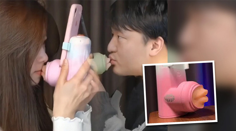 This New Chinese contraption that allows users to 'kiss' people anywhere | Sangbad Pratidin