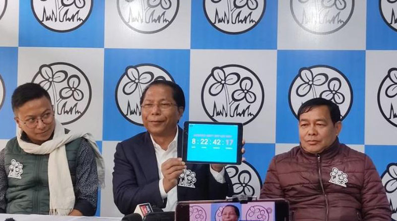 ‘দুর্নীতিগ্রস্ত সরকারের দিন শেষ’, মেঘালয়ে কাউন্টডাউন ঘড়ি বসিয়ে চমক তৃণমূলের