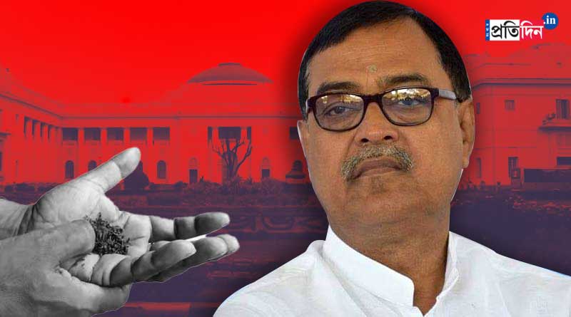 BJP MLA rebuked by speaker for having 'khaini' in Assembly | Sangbad Pratidin