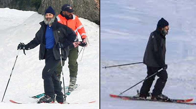 Rahul Gandhi enjoyed ski on 'perfect vacation' in Gulmarg, Jammu and Kashmir | Sangbad Pratidin