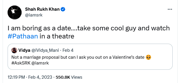 SRK-Tweet