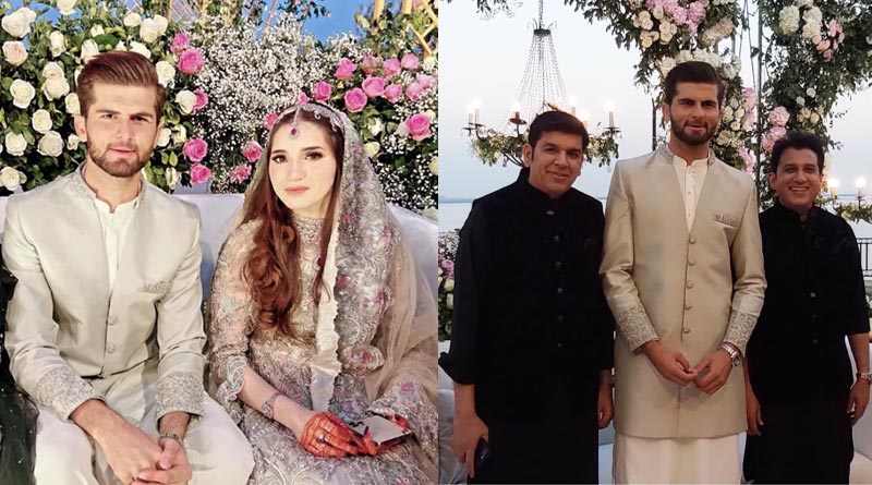 Pak star Shaheen Afridi Gets Married To Shahid Afridi's Daughter | Sangbad Pratidin