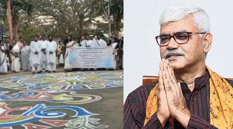 Viswa Bharati VC made controversial remark on Mother Language Day | Sangbad Pratidin