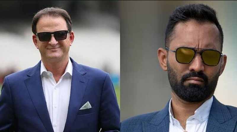 Dinesh Karthik and Mark Waugh involved in a heated verbal fight on commentary during Delhi Test । Sangbad Pratidin
