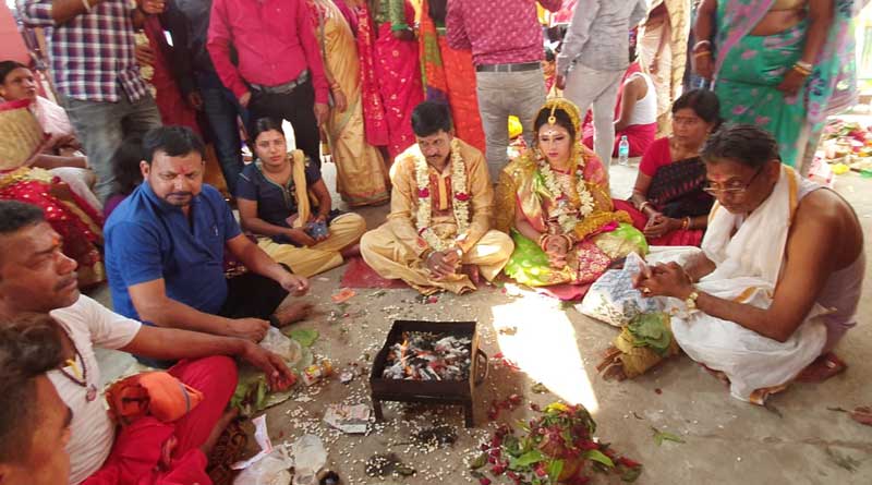 Family of In-laws arranges marriage for woman after 7 years of husband's death | Sangbad Pratidin