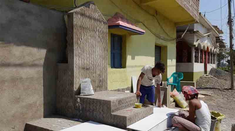 BJP making Martyr's Altar at Bagtui | Sangbad Pratidin