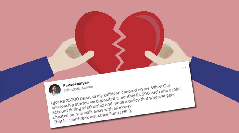 Man gets 25,000 rupees of 'heartbreak insurance fund' after GF cheated him | Sangbad Pratidin