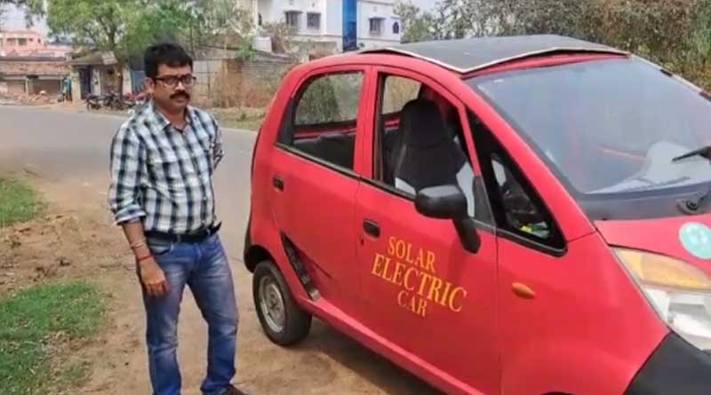 Man transformed system to make solar power driven car | Sangbad Pratidin