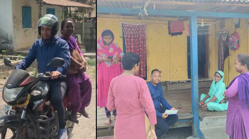 BDO of Kalchini, Alipurduar visits pregnant women to allert them for proper treatment | Sangbad Pratidin
