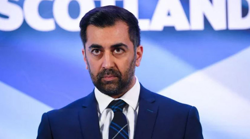 Humza Yousaf created history by becoming the youngest-ever leader to lead the Scottish government। Sangbad Pratidin