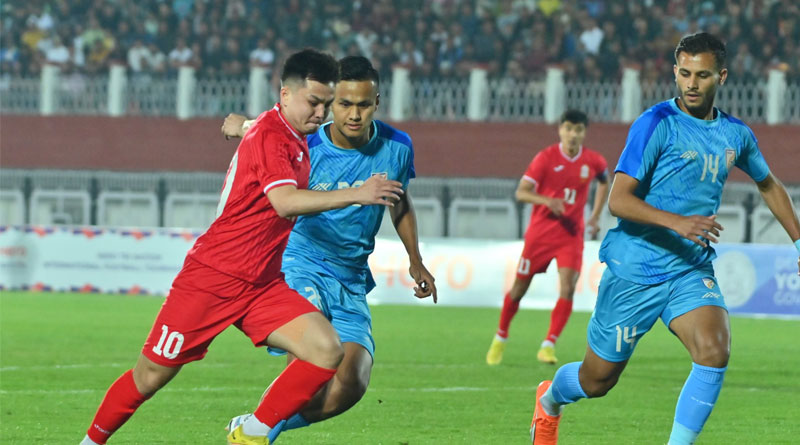 Indian Football Team beats kyrgyz republic in friendly tournament | Sangbad Pratidin