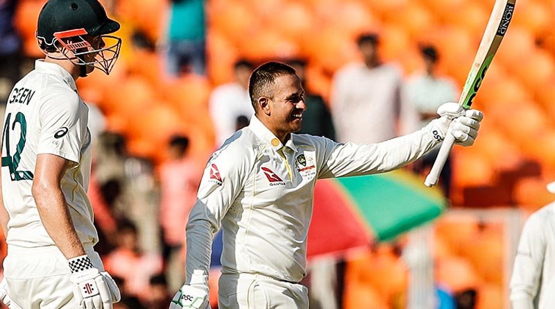 Usman Khawaja scores century in first day of fourth test match between India and Australia । Sangbad Pratidin
