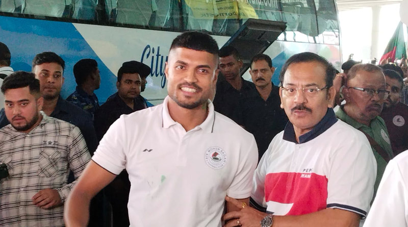 ISL Champion Mohun Bagan returns to Kolkata, Supporters are excited | Sangbad Pratidin