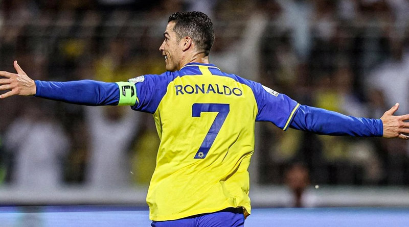 Cristiano Ronaldo sends message to Al Nassr fans after scoring from freekick | Sangbad Pratidin