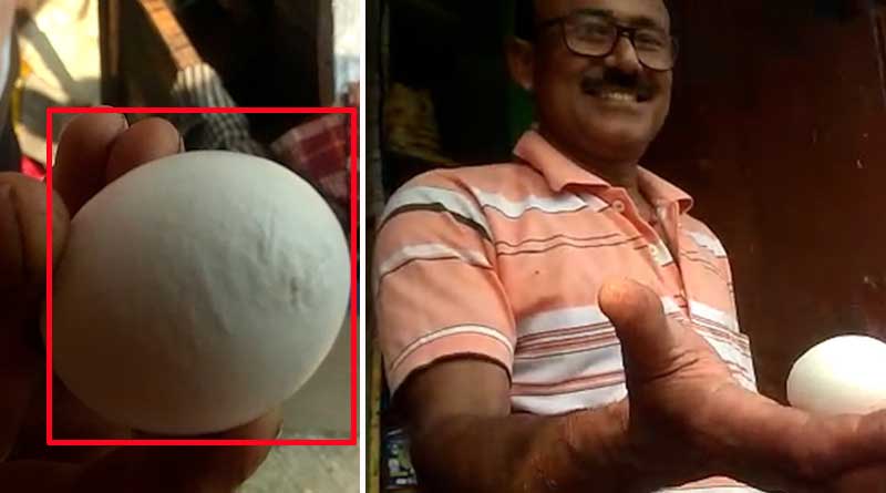 Round shaped egg in Alipurduar sparks huge row, video goes viral | Sangbad Pratidin