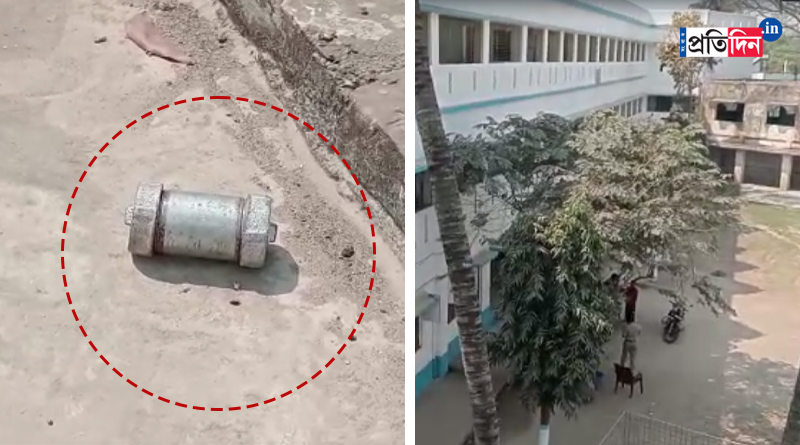 Bomb recovered from a school in Murshidabad | Sangbad Pratidin