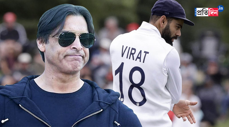 Legendary Pakistani fast bowler Shoaib Akhtar has come up with another massive statement about Virat Kohli । Sangbad Pratidin