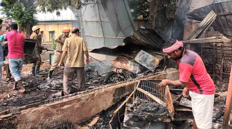 Fire erupted in NT one studio in Kolkata | Sangbad Pratidin
