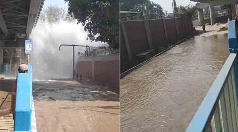টালার পাইপ ফেটে অকাল বন্যা! প্রায় ৫ ঘণ্টা নির্জলা কলকাতার বিস্তীর্ণ এলাকা