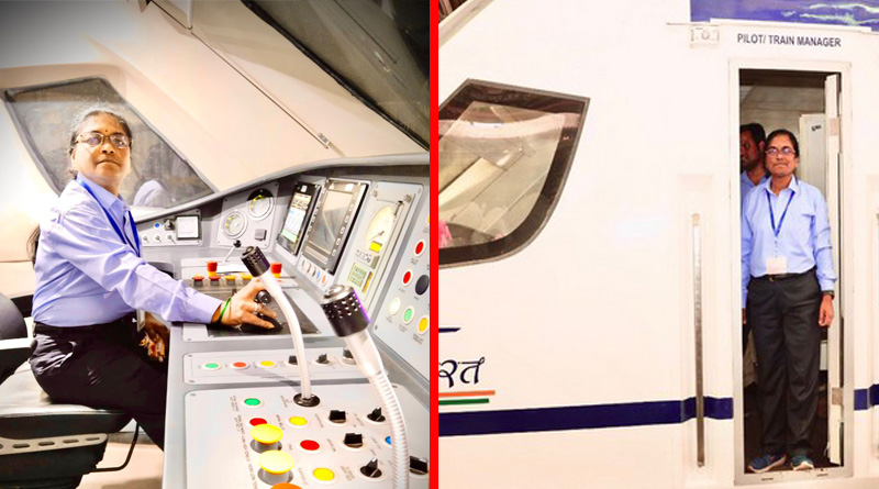 Surekha Yadav becomes the first woman loco pilot of Vande Bharat Express train | Sangbad Pratidin