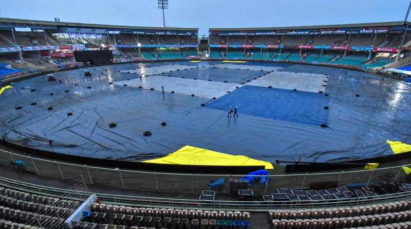 IND vs AUS 2nd ODI 2023: Covers removed from field as bright sunshine prevails before match | Sangbad Pratidin