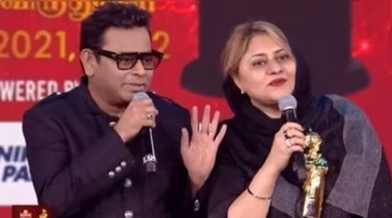 AR Rahman asks his wife Saira Banu not to speak in Hindi, tells her to talk in Tamil at event| Sangbad Pratidin