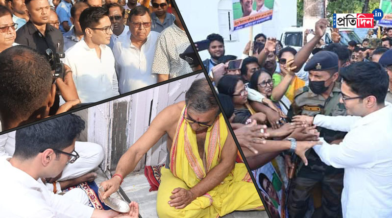 কনভয় দাঁড় করিয়ে আচমকাই বসতিতে অভিষেক, শুনলেন অভাব-অভিযোগ