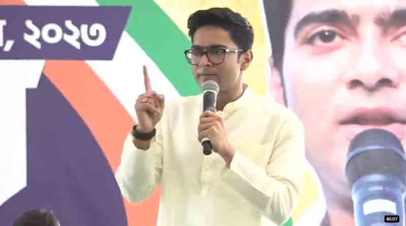 TMC will not attend issues if you don't vote for us, says Abhishek Banerjee | Sangbad Pratidin