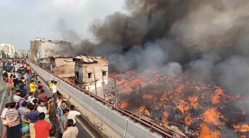 2 among suspect list of Bangabazar fire incident । Sangbad Pratidin