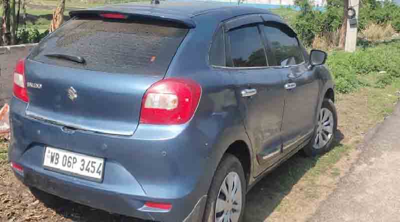 Blu Car of miscreants of Shaktigarh seized at Jamalpur | Sangbad Pratidin