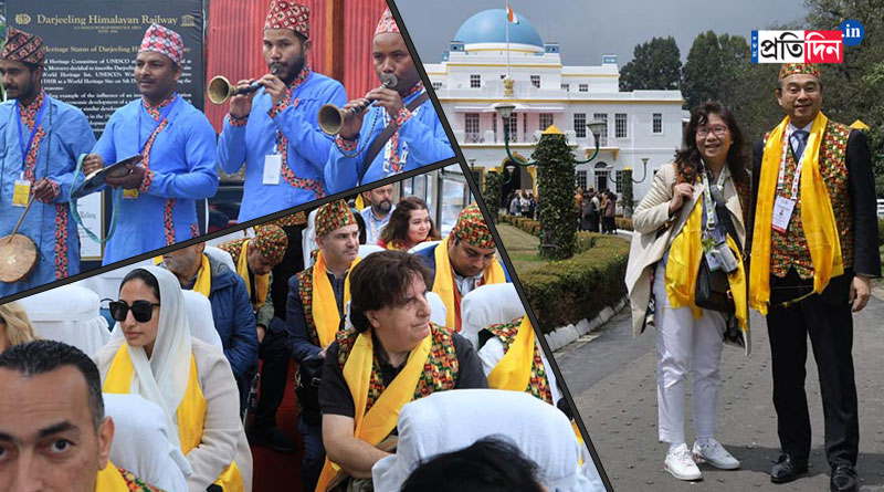 G-20: দার্জিলিংয়ে টয়ট্রেন যাত্রায় বিদেশি অতিথিরা, পা মেলালেন লোকনৃত্যে, দেখুন ছবি