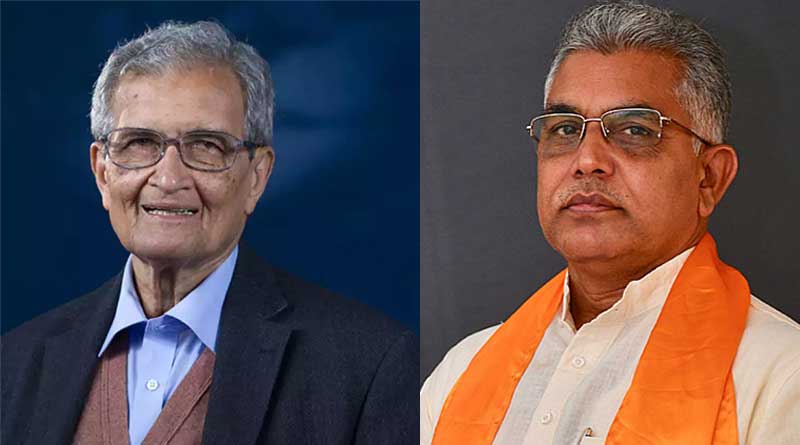 Dilip Ghosh lashes out at Amartya sen on land issue | Sangbad Pratidin