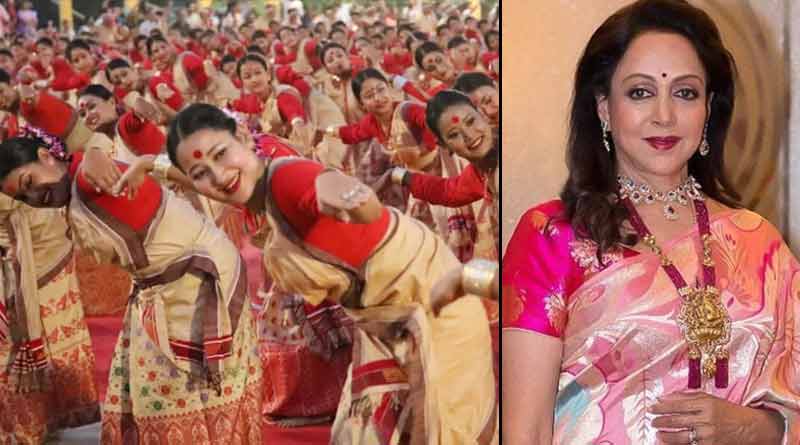 Bollywood actress Hema Malini mistakenly called Bihu is the festival of Bihar and got brutally trolled । Sangbad Pratidin