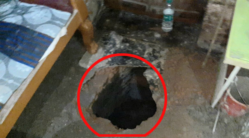 Man digs 8 feet deep hole into the floor of his room at Hooghly | Sangbad Pratidin