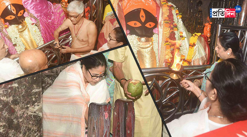 নববর্ষের প্রাক্কালে কালীঘাটে পুজো মমতার, সকলকে জানালেন নববৈশাখের শুভনন্দন