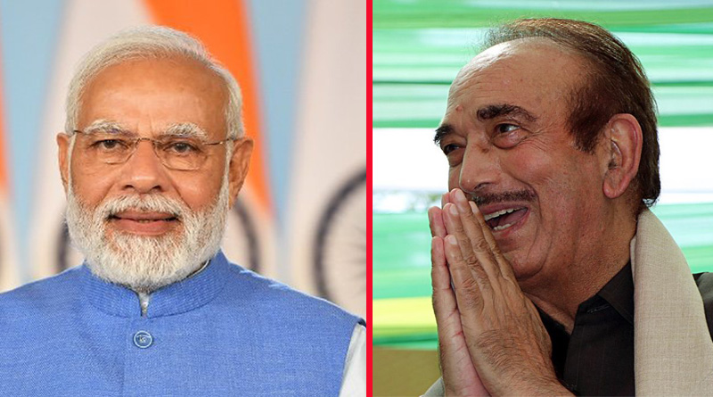 Didn't spare him on any issue but he never took revenge, Ghulam Nabi Azad calls PM Modi true 'statesman' | Sangbad Pratidin