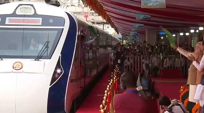 PM Narendra Modi slams Congress on inauguration of Vande Bharat Express from New Delhi to Bhopal in April 1 | Sangbad Pratidin