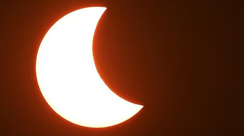 Rare hybrid solar eclipse will be occurred on 20th April 2023। Sangbad Pratidin